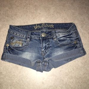 WallFlower Womens Jean Shorts